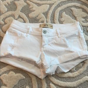 Hollister low rise jean shorts